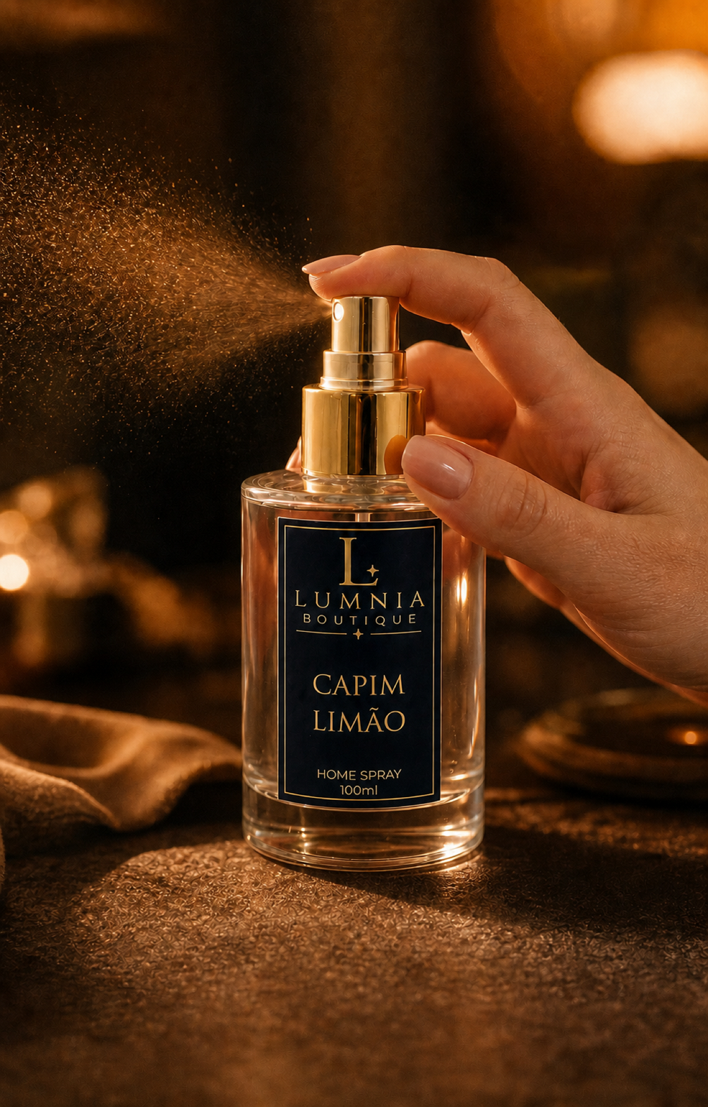 Home Spray Lumnia Capim Limão 100ml